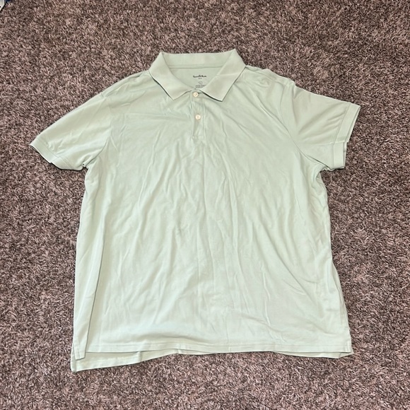 Mint green, men’s collared shirt. Size is extra extra large. Brand is goodfellow - Picture 1 of 3